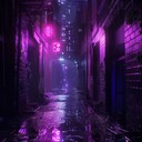 darkened synths and beats create an ominous cyberpunk world