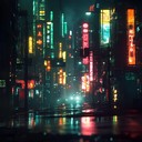 haunting synths and slow beats evoke nighttime melancholy.