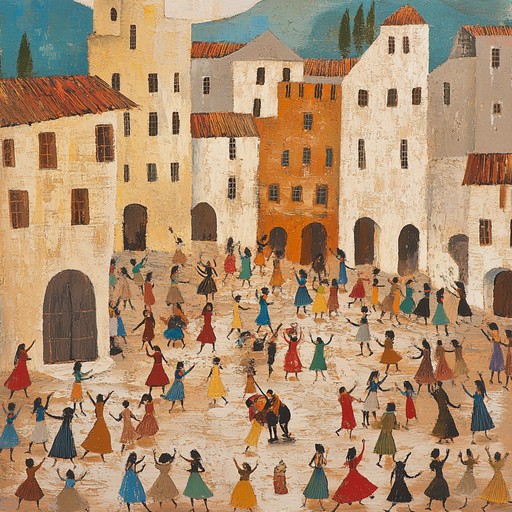 This track captures the essence of a vibrant village dance party, featuring the bright, festive sounds of klezmer music. With a high energy pace and infectious beat, the song transports listeners to a joyful atmosphere filled with dancing and celebration. The melodies are intricately woven with traditional klezmer instruments, creating a rich and authentic soundscape.