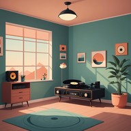 reflective melodies in cozy ambient spaces