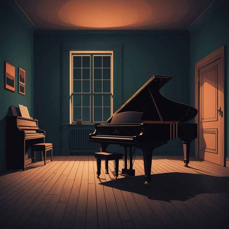 This track carries the essence of a late night reflective moment in a vintage setting, where the sparse instrumentation enhances the depth of emotional subtleties. It draws inspiration from old records containing elements of nostalgia and reflection. A single piano delivers the melody, echoing somber tones that resonate with the listener's own memories and thoughts.