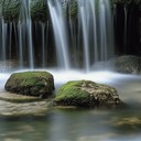 serene melody mimicking a gentle waterfall.