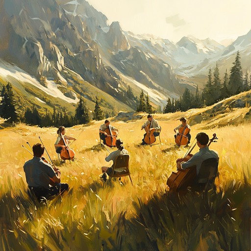 A track that resonates with the lively pulse of appalachian culture, featuring energetic banjo picking and warm acoustic harmonies. This piece conjures scenes of jubilant gatherings and vibrant natural landscapes, inviting listeners to tap their feet along to the rhythms of joy.