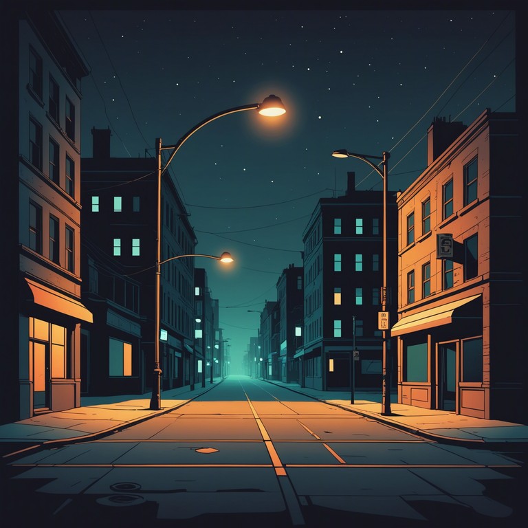 Imagine a soundscape that encapsulates the eeriness of nighttime solitude, where every sound echoes and amplifies within the depths of one's mind. 'night whispers echo' merges subtle chillwave textures with the chilling resonance of minimalistic synths, crafting an auditory experience tailored for the introspective and the nocturnal wanderers.