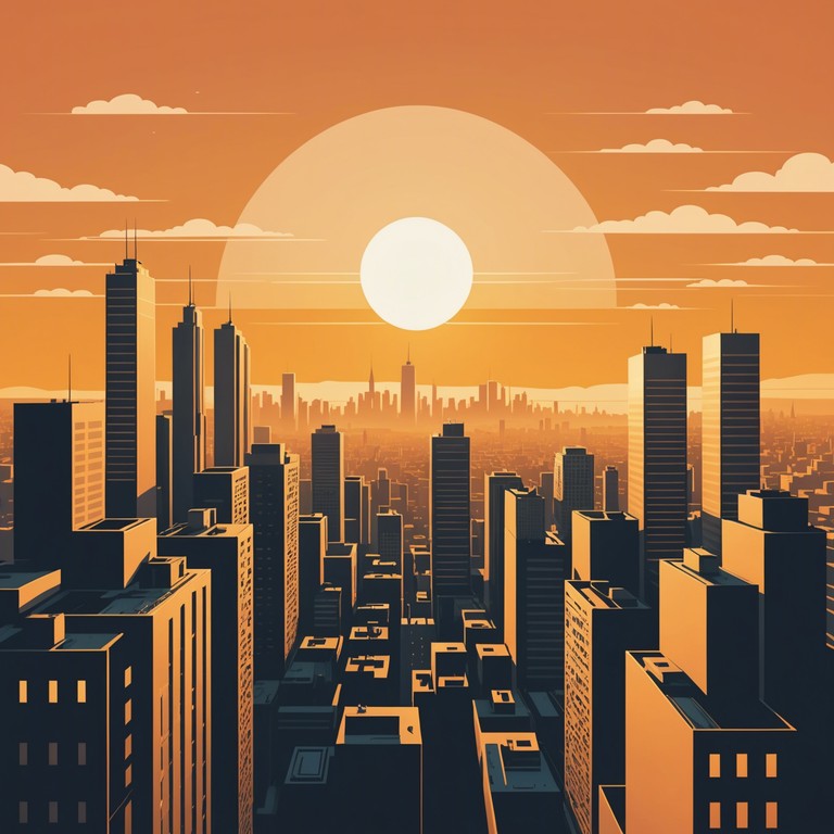 Imagine a crisp, golden sunrise over a bustling cityscape. The energy of a new beginning is captured through a fusion of uplifting brass tones and a rhythmic jazz backdrop. This piece is meant to evoke a sense of freshness and inspiration as the world awakens. The brisk tempo and dynamic brass entries encapsulate the essence of a vibrant morning, filled with possibilities encouraged by energizing jazz influences.