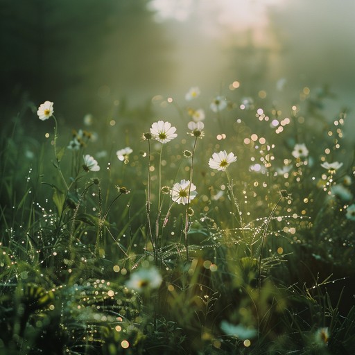 A gentle composition that encapsulates the freshness and optimism of a spring morning. The instrumental track features calming tones that mimic the quiet joy of witnessing a sunrise, with subtle crescendos that mirror the sun's rays spreading over a dewy landscape.