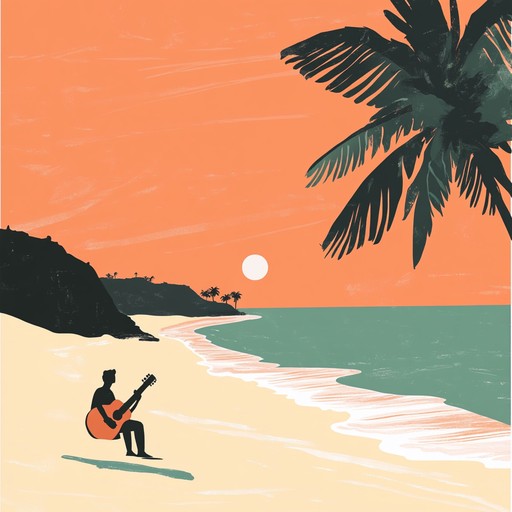 An uplifting instrumental bossa nova track that captures the essence of a euphoric day on the sun soaked beaches of rio de janeiro, featuring smooth guitar melodies, gentle percussion, and vibrant rhythms that evoke joy and bliss.