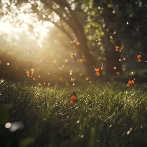 Picture a warm, summer day in a sunlit meadow. Gentle breezes rustle through the tall grass as butterflies dance around. This track features soft, flowing melodies with delicate, uplifting harmonies, creating a serene and joyful atmosphere. Perfect for moments of peace and reflection.