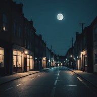 driving rhythmic guitar under moonlit inspiration