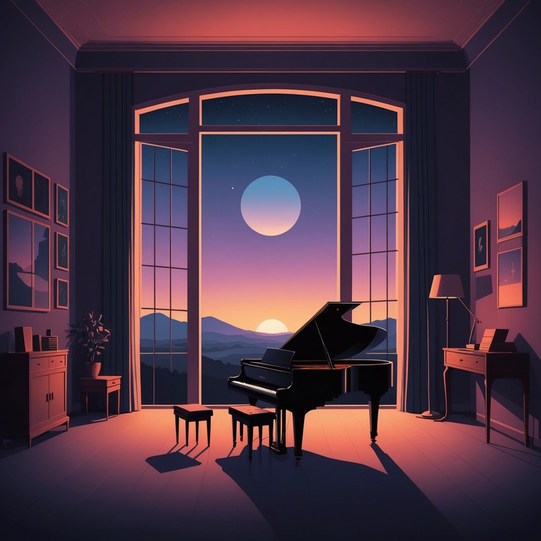 A solo piano composition designed to craft an atmosphere of solitude and reflective calm, featuring gentle melodic structures and a soft dynamic, evoking the essence of peaceful seclusion and introspective moments.