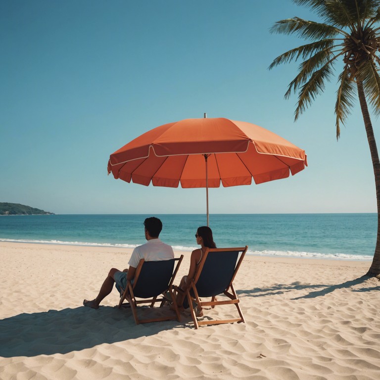 Immerse yourself in the tranquil vibes of bossa nova with this lively tune enhanced by the harmonic blend of acoustic guitar and smooth percussions, creating the perfect soundtrack for a sunny relaxing day at the beach.