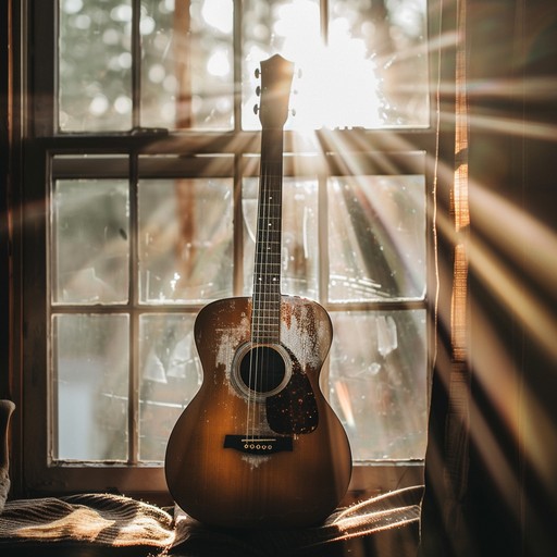 A warm and inviting instrumental that intertwines the gentle strumming of an acoustic guitar with soulful melodies, evoking a sense of comfort and nostalgia. The dynamic range moves from soft, intimate moments to uplifting crescendos, creating a heartwarming experience.