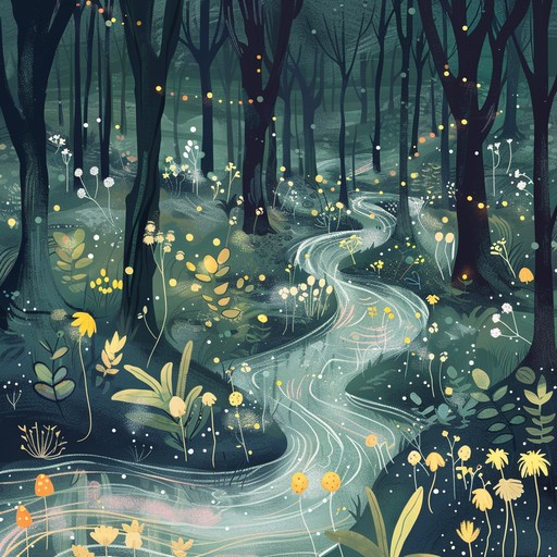 A captivating musical journey through an enchanted forest filled with whimsical creatures, sparkling streams, and hidden magic. The lush soundscape blends light, flitting melodies with deep, resonant harmonies, creating a sense of awe and wonder. The track is both playful and serene, offering listeners a fantastical escape into a world of mystery and charm.