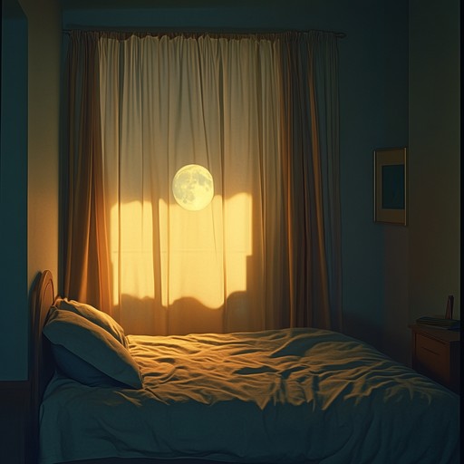 A haunting instrumental piece featuring delicate electric piano melodies that reverberate in the quiet solitude of a lonely bedroom, creating an atmosphere of introspection and melancholy.