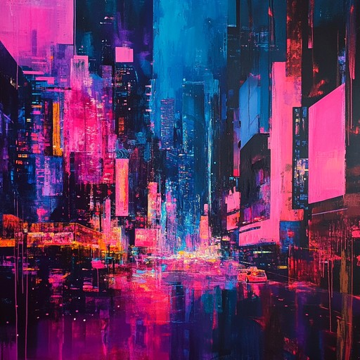 Dive into a cacophony of electrifying rhythms and vibrant melodies, infused with the scintillating chaos of neon lights. This instrumental jpop track is designed to thrill with its rapid tempo changes, quirky synth leads, exuberant drum patterns, and kaleidoscopic harmonies that keep listeners on their toes. The frenetic pace mirrors a bustling tokyo night, blending conventional pop elements with unexpected glitchy surprises to create an exhilarating audio experience.