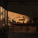 soft, soothing sounds of evening café atmosphere