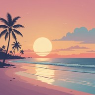 laid back beats, soothing synths, summer vibes.