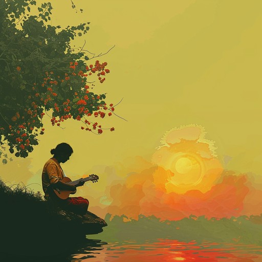 An energetic hindustani classical piece that celebrates the joy of dawn, with intricate tabla beats and melodious sitar phrases. It captures the essence of a lively summer morning, bringing an uplifting and bright start to the day.