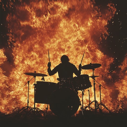 An uncompromising track that captures the ferocity of battle drums in a modern context through electrifying, high intensity rhythms that signify war and confrontation. The piece utilizes the raw power of traditional drums combined with aggressive electronic enhancements to deliver an overwhelming sonic experience.