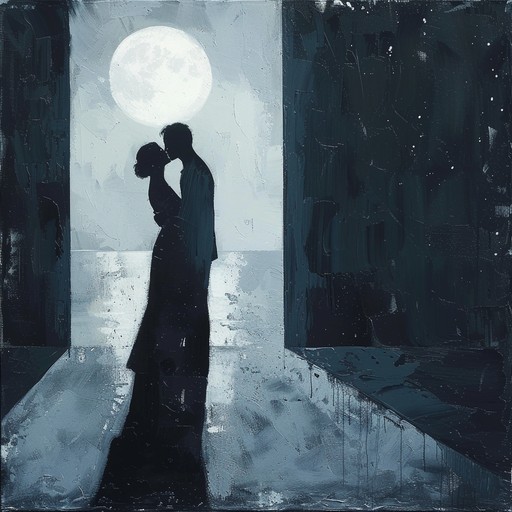 This piece is a serenade that brings a dark twist to a romantic setting. It weaves a tale of forbidden love under the veil of darkness, using powerful crescendos and tender whispers of the violin to evoke a profound emotional response. The composition takes the listener on a journey through love's shadowy side.