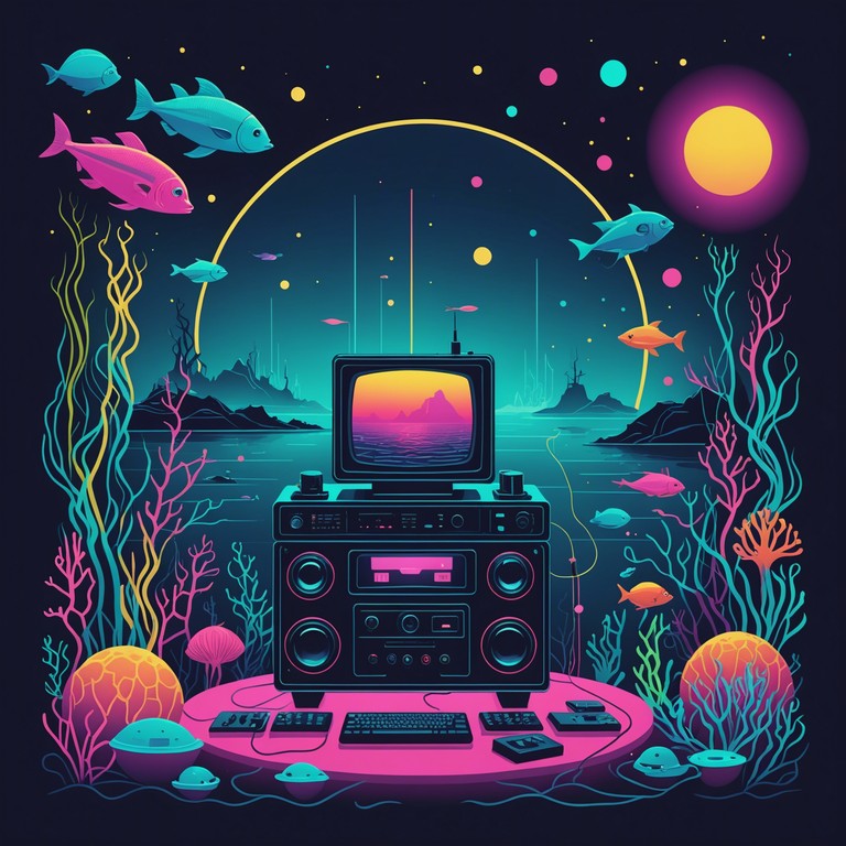 In this track, explore the depths of a digital ocean, where vibrant techno beats blend with the enigmatic sounds of futuristic technology, creating a sonic landscape meant to invigorate and energize. Dive into a sea of rhythmic pulses and electronic waves that promise to take you on an unforgettable auditory journey under a vivid neon lit ocean.