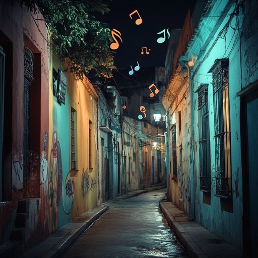 An instrumental mambo track that portrays the edgy atmosphere of city nights, combining traditional cuban rhythms with gritty textures and energetic melodies to create a vibrant and intense musical experience.