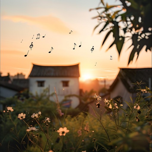 A tranquil klezmer piece featuring the clarinet, intertwining with gentle guitar strumming and light percussion. The track is designed to bring a sense of relaxation and nostalgia, reminiscent of an evening in a scenic village.