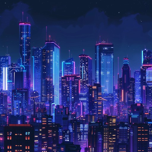 A composition that combines nostalgic 80s synthwave sounds with intense, dramatic intervals, evoking powerful emotions. The song transports you back to a neon lit cityscape, filled with intrigue and suspense, creating a cinematic experience.