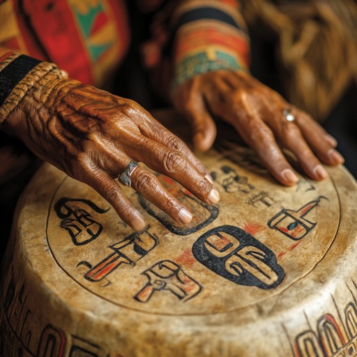 This composition combines traditional tribal percussions and modern recording techniques, creating a dynamic and immersive musical experience highlighting the drum's role in cultural storytelling. This piece captures the essence of tribal unity and respect for ancestors through enchanting drum patterns that speak to the soul.