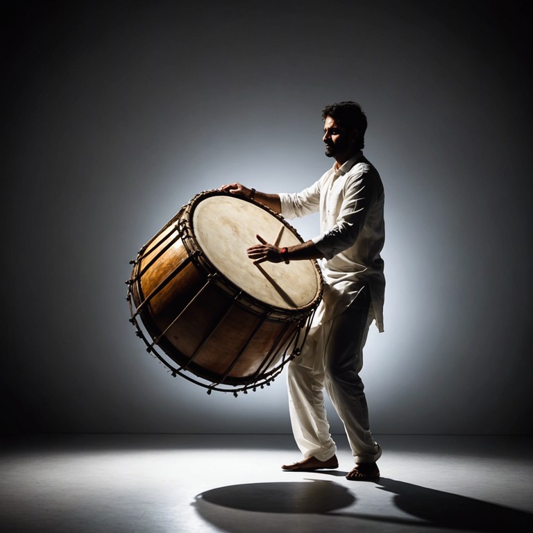 This track combines the pulsating energy of traditional punjabi bhangra with aggressive, hard hitting rhythms, creating a soundscape that's both culturally rich and intensely powerful. The juxtaposition of rapid drum beats and traditional melodies evokes a sense of anger channeled through dance, perfect for an intense workout or a competitive dance setting.