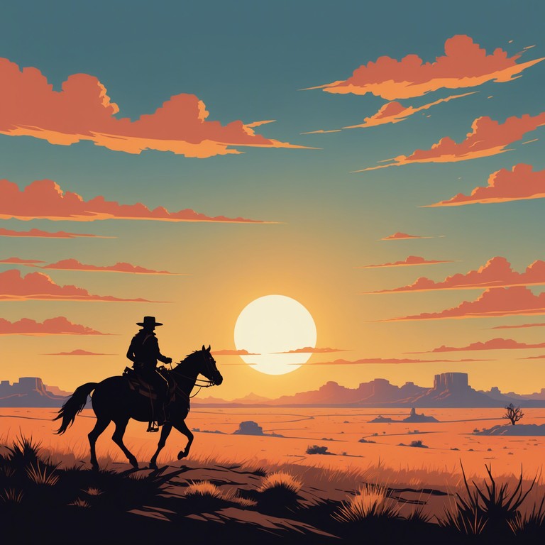 Imagine riding swiftly on horseback across vast open lands, the horizon stretched out ahead, this music serves as a perfect background to fuel the joy and thrill of freedom with every note.