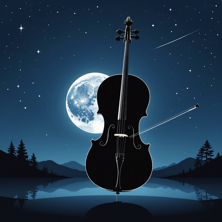 This rendition uses the cello’s velvety tones to paint a soundscape of shadows and silk, where every note is a brush stroke on a canvas of night, crafting an intimate atmosphere layered with complex emotions and serene darkness