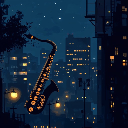 This instrumental track blends oldies style with an anxious mood, evoking the tension of sleepless nights. The saxophone leads with haunting melodies over a soft background, encapsulating the feeling of wandering through silent, dimly lit streets, lost in thought and unease.