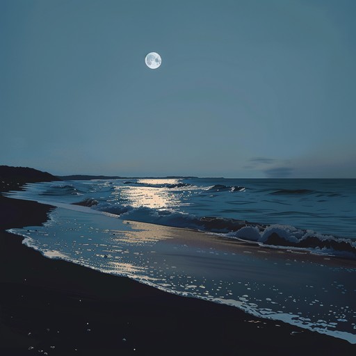 Imagine yourself on a moonlit beach, with the gentle sound of waves caressing the shore and a soft breeze rustling through palm trees. A soothing guitar melody fills the night air, inviting dreams and tranquility.