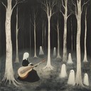 dark folk melody invoking shadows and lost ancient spirits