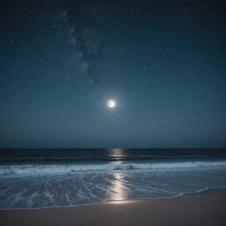 Imagine a serene night on a spanish beach, where the gentle rhythms of an elegant rumba fill the air. This instrumental track blends traditional rumba rhythms with modern sensibilities, offering a luxurious and captivating listening experience. The music gradually builds, adding layers of sophistication and depth, captivating the listener with its intimate, moonlit charm.