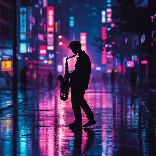 A gentle instrumental phonk track that blends smooth jazz influences with urban beats, creating a serene atmosphere reminiscent of quiet city nights.