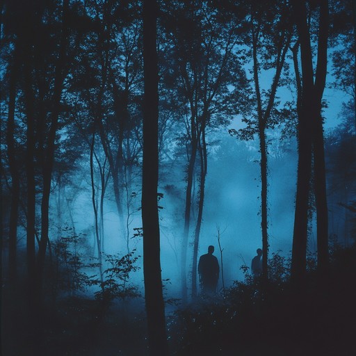 An eerie instrumental piece that combines haunting melodies with ethereal sounds, evoking the feeling of wandering through a mysterious enchanted forest under a dark moonlit sky