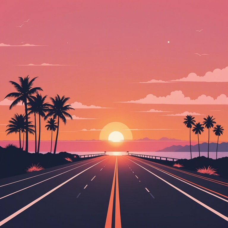 This track encapsulates the quintessential smooth jazz feel, featuring a soothing saxophone solo gracefully riding over a backdrop of lush synthesizers and a gentle drum machine beat. It’s perfect for evoking a laid back, stylish atmosphere reminiscent of a classic 80s sunset drive along the coast.