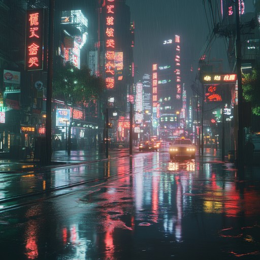 Blending melancholic synth layers with dark, brooding basslines, this piece captures the somber essence of a rain soaked, dystopian city under neon lights. The rhythmic beats pulse like a distant memory of a once vibrant techno utopia.