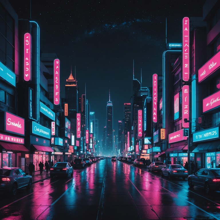 Step into a sonic journey that transports you to a future metropolis, where the glow of neon lights and the resonance of synth beats create a vibrant, high energy atmosphere. The track embodies the essence of night life in a technologically advanced city, blending pulsating rhythms with captivating electronic melodies.