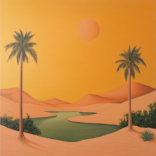 The track channels the ethereal beauty of a sunlit desert landscape with the shimmering, hypnotic tones of the oud weaving through ambient textures. The soundscape melds traditional middle eastern scales with modern ambient production, evoking a sense of timeless wonder.