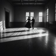 haunting melody dances through forgotten ballroom echoes.