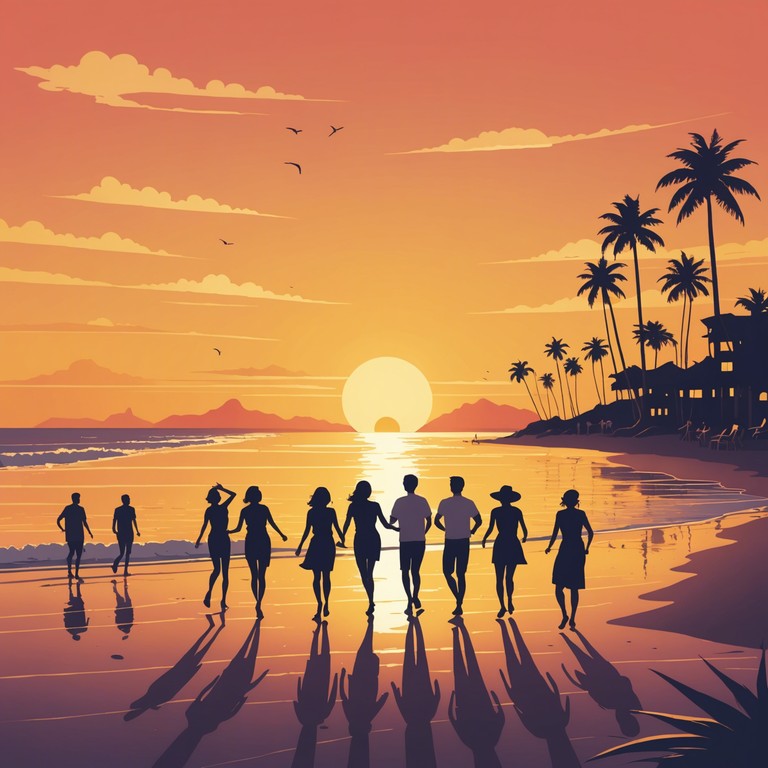 Imagine merging the infectious rhythms of reggaeton with the calming aura of a beach at sunset. The song encapsulates the warmth of the evening sun and the dance friendly grooves that energize the sand beneath your feet, creating a spellbinding musical journey served best with a cold beverage by the seaside.