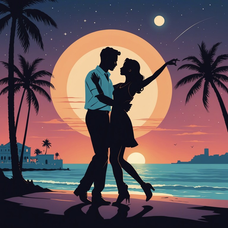 In this tender instrumental track, experience the whispers of havana nights, where each note carries the soft, seductive essence of a salsa dance under the silvery glow of the moon. The music creates an intimate setting, blending traditional rhythms with a romantic atmosphere, perfect for a close dance or a night of reflection by the seaside.