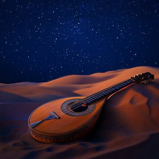 A captivating composition weaving sensual middle eastern melodies with the mystique of the desert night, evoking images of moonlit dunes and whispering winds.