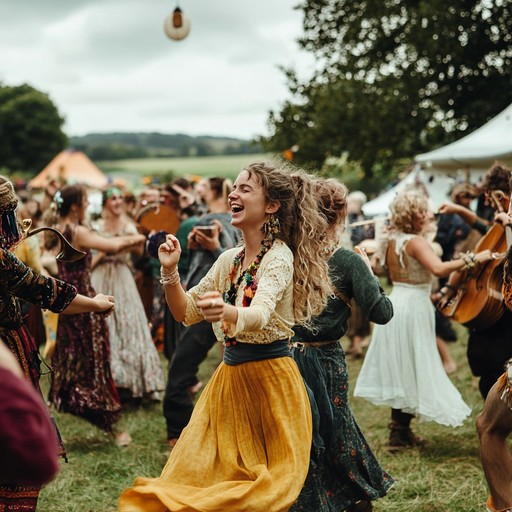 This song features energetic stomps and claps, mixed with folk instruments to evoke the spirit of a lively festival. It's joyful, uplifting, and made to bring people together