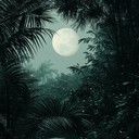 a dark tropical melody with eerie rhythms under moonlight.