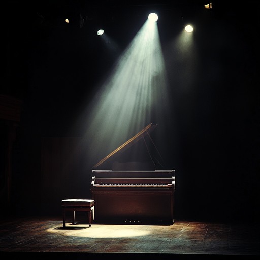 A mesmerizing piece that brings the listener into an intimate setting where whispered secrets and heartfelt emotions are exchanged under the cloak of night. The subtle interplay of piano melodies creates an atmosphere of vulnerability and deep connection, perfect for a theatrical performance that demands emotional authenticity and personal storytelling