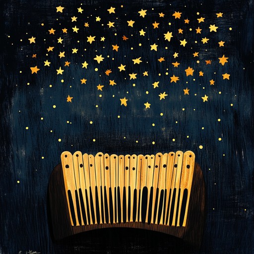 This instrumental nursery rhyme features a gentle kalimba melody, inspired by traditional african lullabies, invoking feelings of nostalgia and introspection, taking listeners back to the simplicity and wonder of childhood. The piece is crafted to soothe and calm, with delicate harmonies and a peaceful tempo that promotes serene reflection.